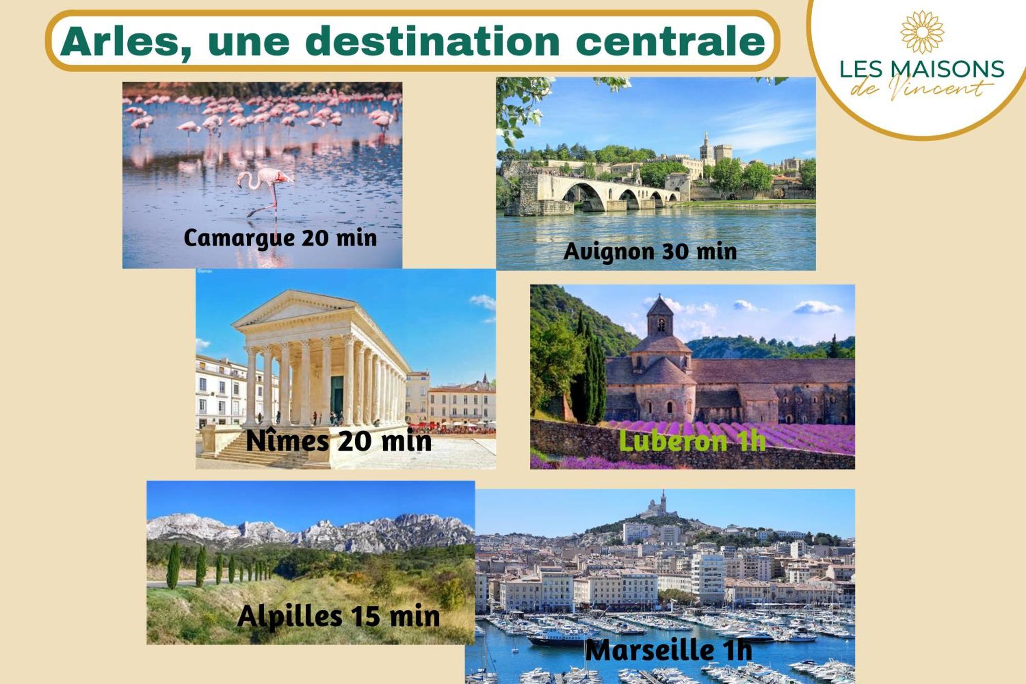 Moulin Rose, Parking - Jardin Apartment Arles Luaran gambar